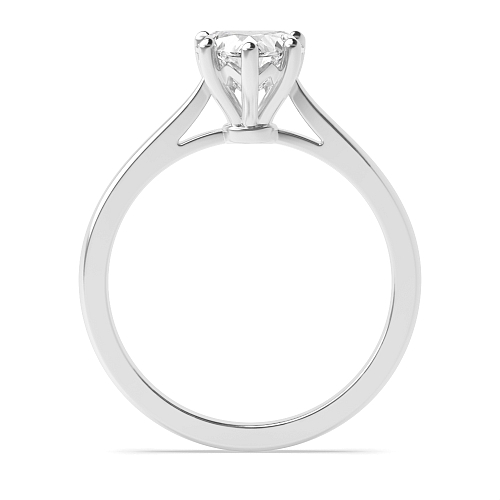 Prong Heart Flower setting Engagement Rings