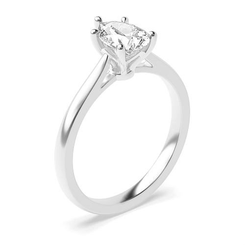 Prong Pear Flower setting Engagement Rings
