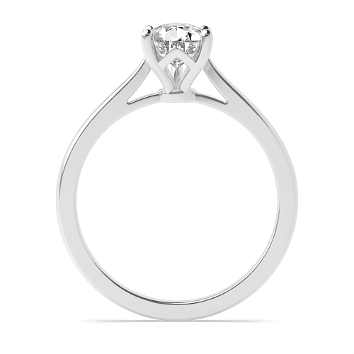 Prong Pear Flower setting Engagement Rings