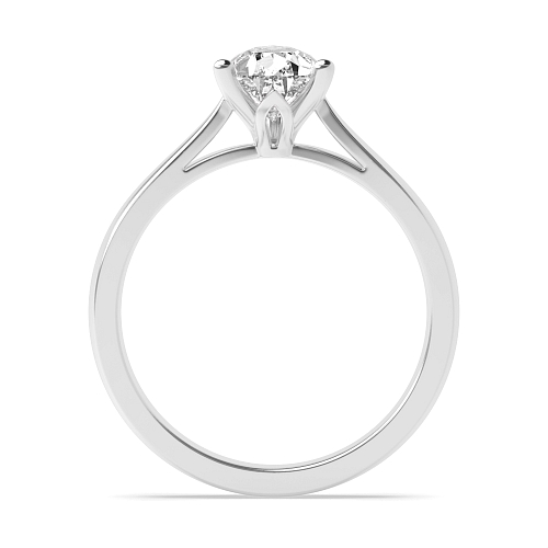 Prong Pear Flower petal style Engagement Rings