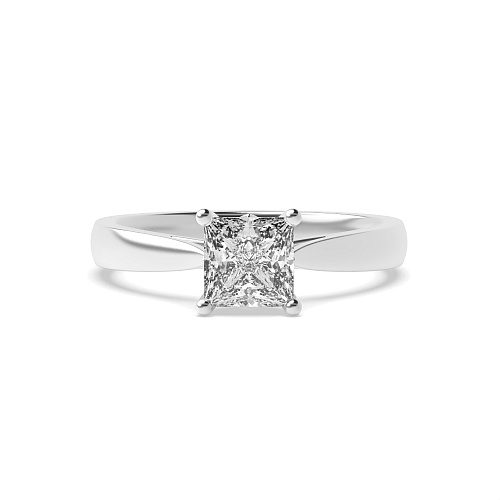 Princess Flower petal style Engagement Rings