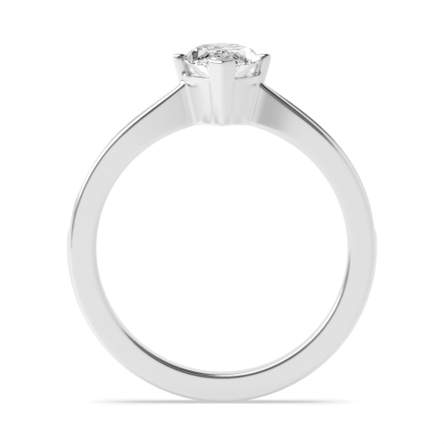 4 Prong Marquise Tapered shank Engagement Rings