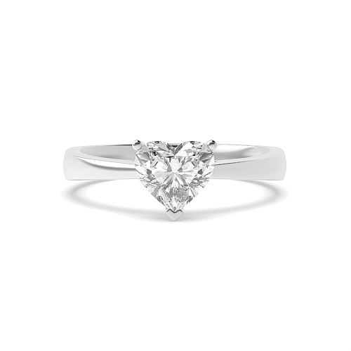 Prong Heart Classic Moissanite Engagement Rings