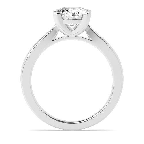 4 Prong Oval Basket set classic Solitaire Engagement Rings