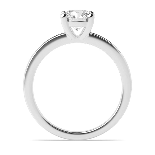 Round Classic basket Moissanite Engagement Rings