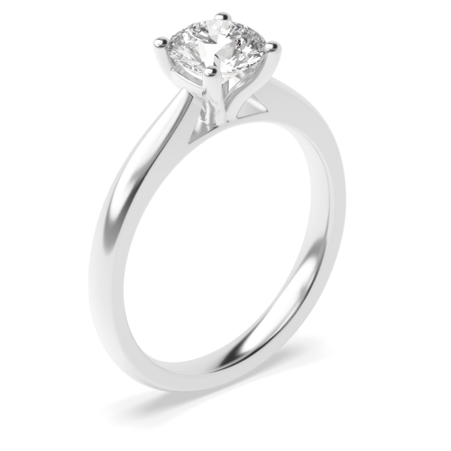 Classic 4 Claw Open Solitaire Lab Grown Diamond Engagement Rings