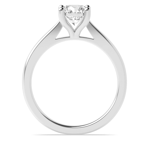 4 Prong Split open claw Solitaire Engagement Ring