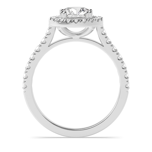 Round Twin claws Engagement Rings