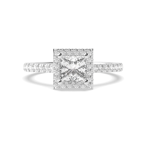 Princess Shoulder set Engagement Rings