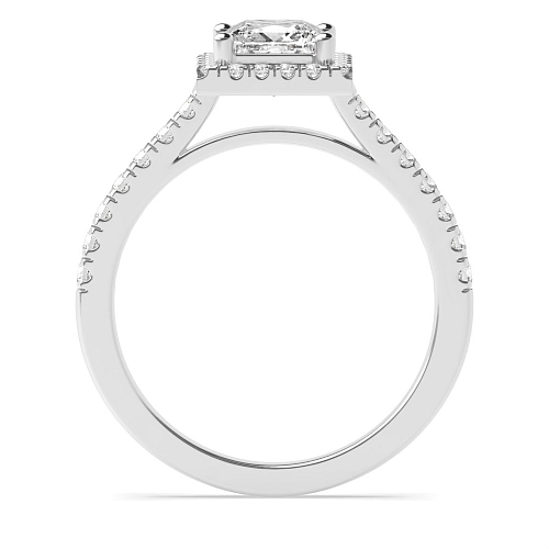 Princess Shoulder set Engagement Rings
