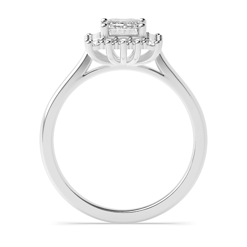 Emerald Flower Engagement Rings
