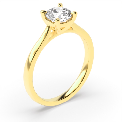 Delicate And Classic Popular Solitaire Diamond Engagement Rings