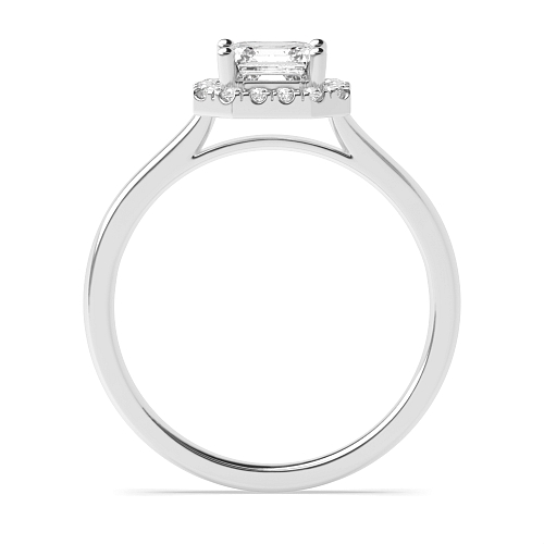 Asscher Classic low set Engagement Rings