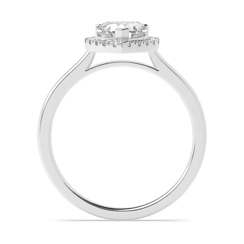 Prong Heart Classic low set Engagement Rings