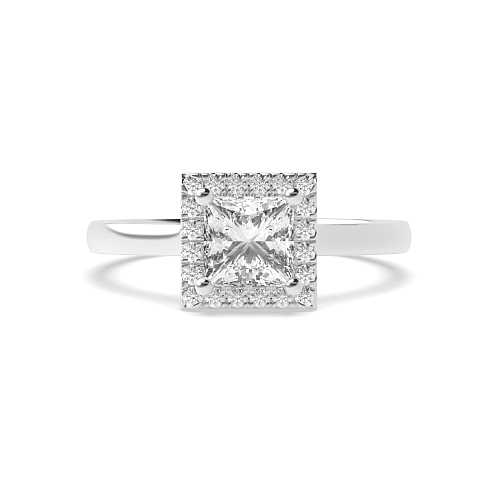 Princess Classic low set Engagement Rings