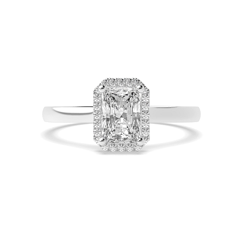 Radiant Classic low set Engagement Rings
