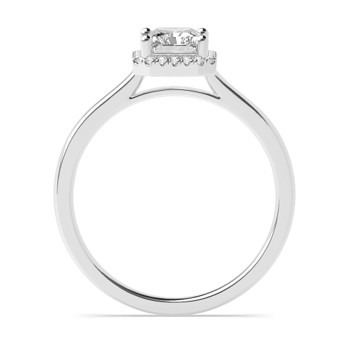 Radiant Classic low set Engagement Rings