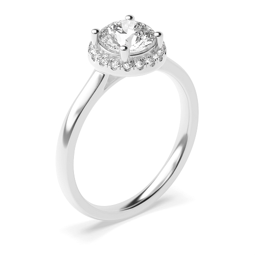 Round Classic low set Engagement Rings