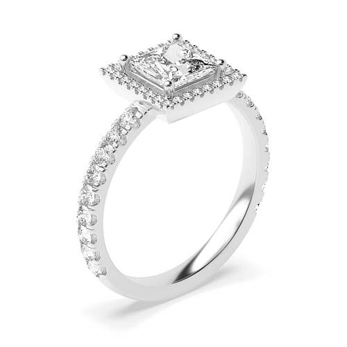 Princess Low Engagement Rings