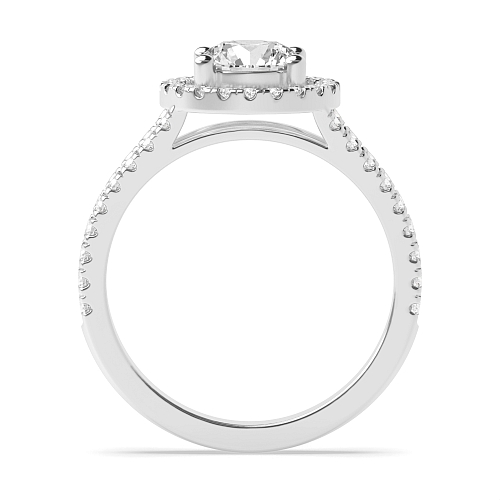 Round Two row Engagement Rings