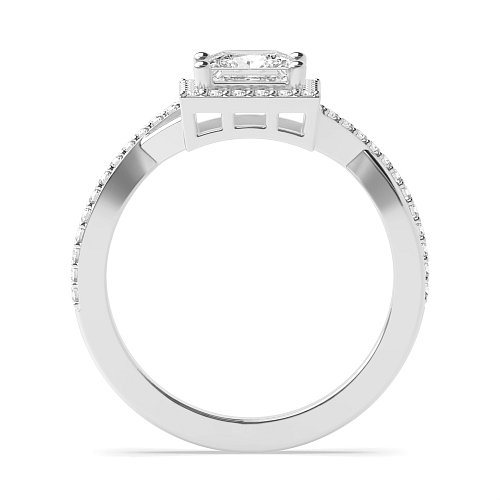 Princess Intervene shoulder Engagement Rings