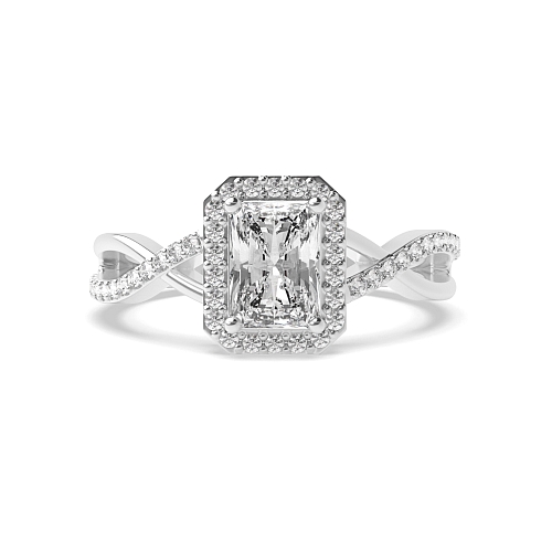 Radiant Intervene shoulder Engagement Rings