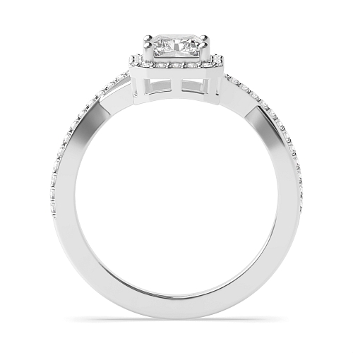 Radiant Intervene shoulder Engagement Rings