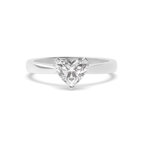 Prong Heart Classic basket set Engagement Rings