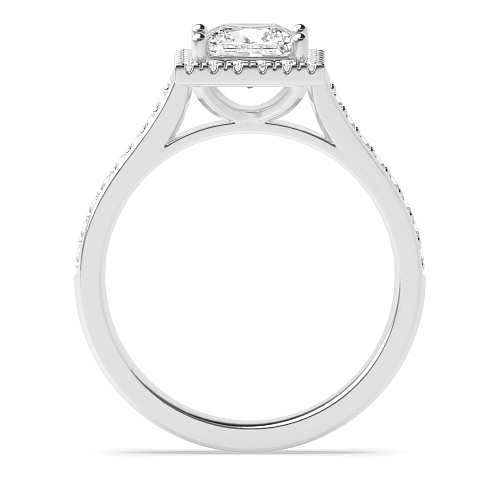 Princess Shoulder set Engagement Rings