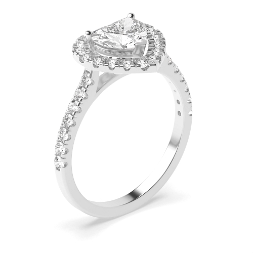 Prong Heart Classic U gallery Engagement Rings