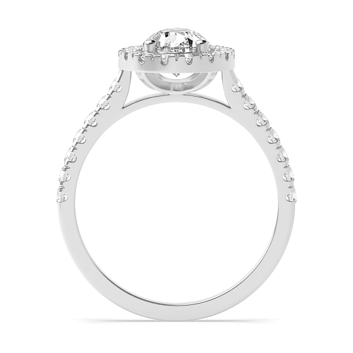 Prong Pear Classic U gallery Engagement Rings
