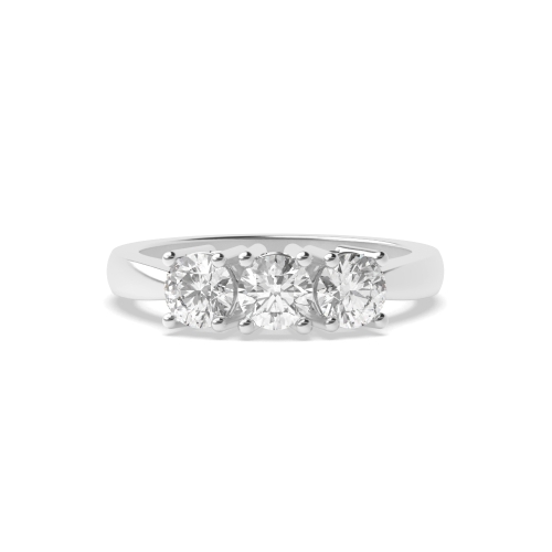 4 Prong Round Separate claws Engagement Rings