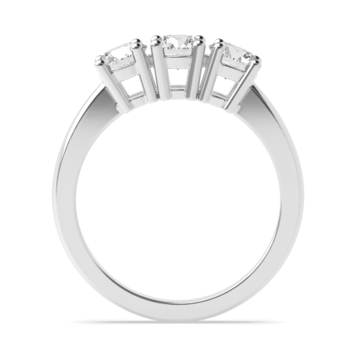 4 Prong Round Separate claws Engagement Rings