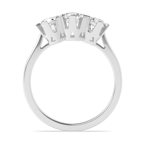 6 Prong Round Vintage style Engagement Rings