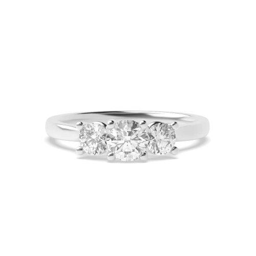4 Prong Round High set designer Moissanite Engagement Rings