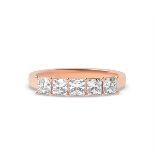 4 Prong Princess Rose Gold Regal enchant Diamond Rings