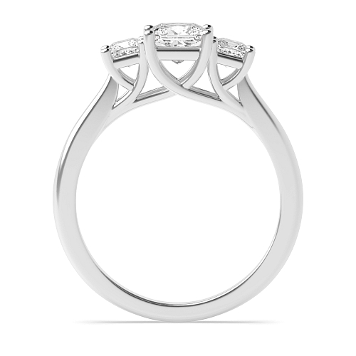 Princess trelis crossover Engagement Rings