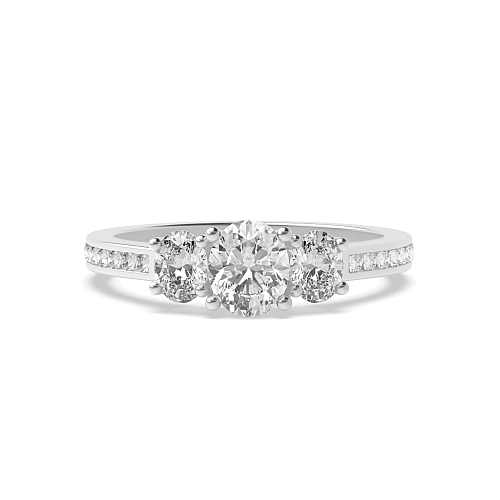 Oval Shoulder set Engagement Rings