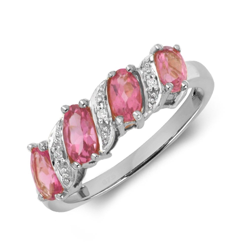 Purchase Online Designer Diamond And Topaz Ring - Abelini