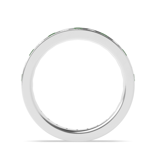 Channel Setting Round Naturally Mined Full Eternity Diamond Ring