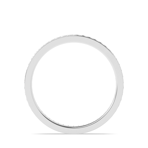 Channel Setting Round prime Lab Grown Full Eternity Diamond Ring