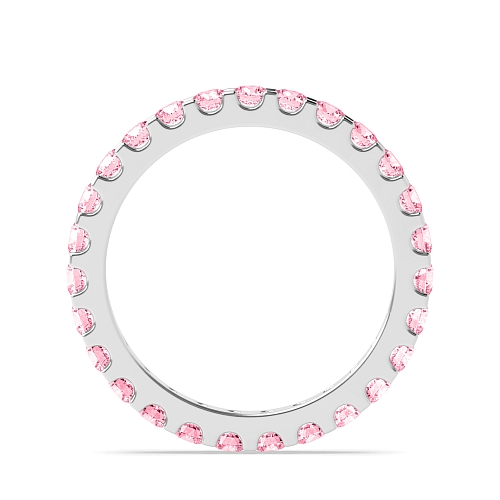 4 Prong Round classic Pink Lab Grown Diamond Rings