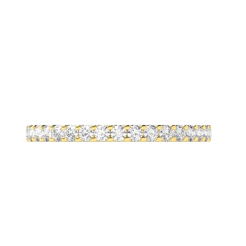 4 Prong Round Yellow Gold classic Diamond Rings