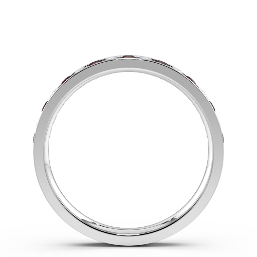 Channel Setting Round And diamond Lab Grown Eternity Diamond Rings