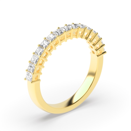 Buy Prong Setting Princess Half Eternity Diamond Ring - Abelini