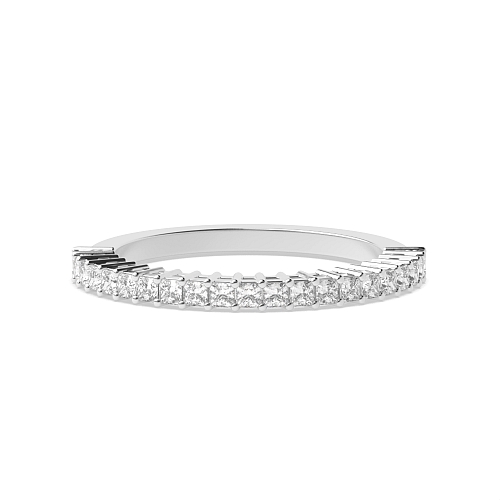 4 Prong Princess minimalist gallery Diamond Rings