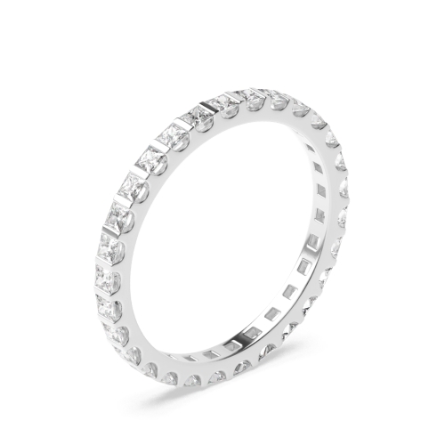 Tension Setting Princess Bar Full Eternity Diamond Ring