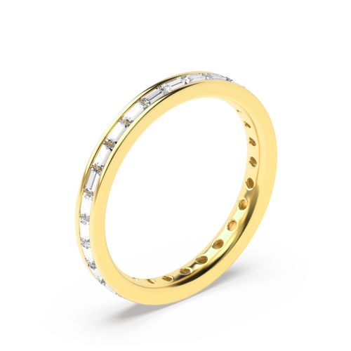        Channel Set Baguette Shape Full Eternity Diamond Eternity Ring