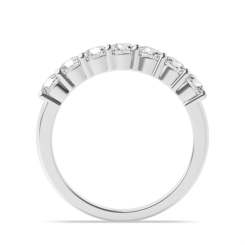 4 Prong Round seven stone Lab Grown Seven Stone Diamond Ring