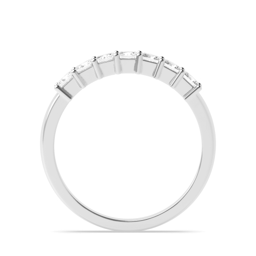 4 Prong Princess Zenith Radiance Seven Stone Diamond Ring